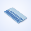 Blue rubber pet hair remover